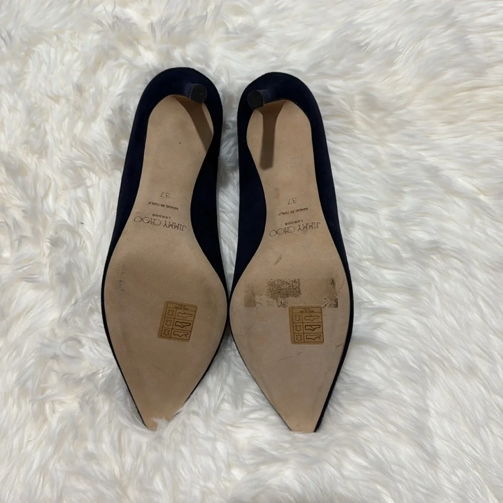 New Jimmy Choo Romy 85 suede pump size 37EU